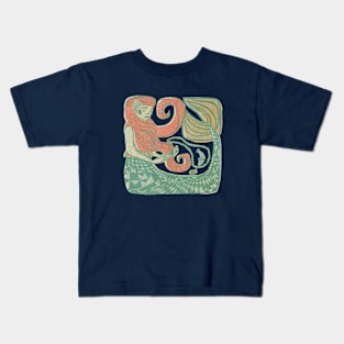 MCM (Mid Century Mermaid) Kids T-Shirt